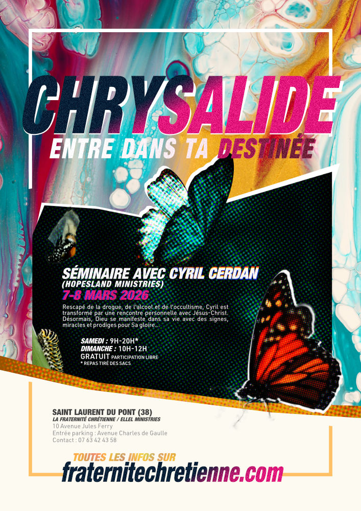 Séminaire spécial avec Cyril Cerdan : Chrysalide - Entre dans ta destinée